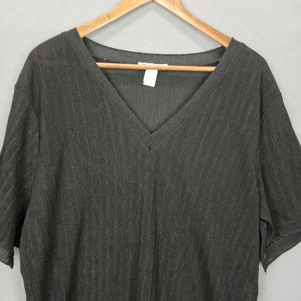 Zara Charcoal V-Neck Sweater